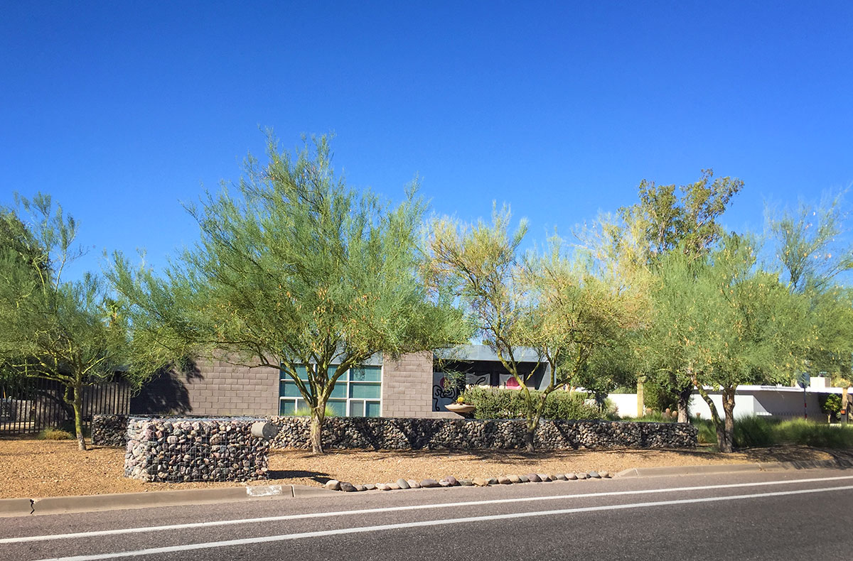 Cholla model home by Al Beadle in Paradise Gardens, Phoenix Arizona, 2016