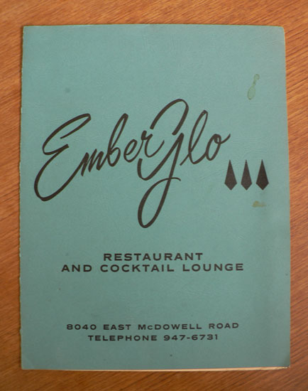 Postwar Phoenix Vintage Menus