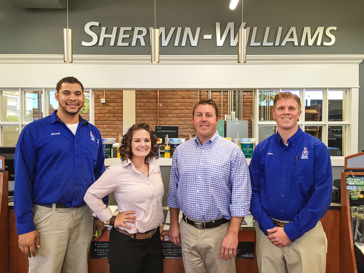 Former Arizona Bank by Ralph Haver rehabbed by Sherwin-Williams in 2016