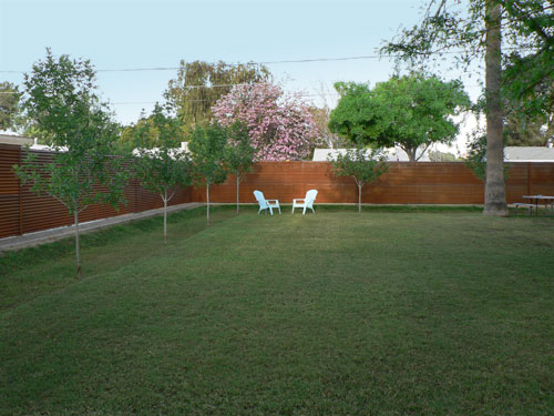 The King Fence at a Ralph Haver house