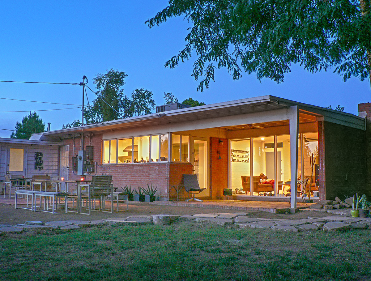 The Patio of the Ralph Haver home at 4624