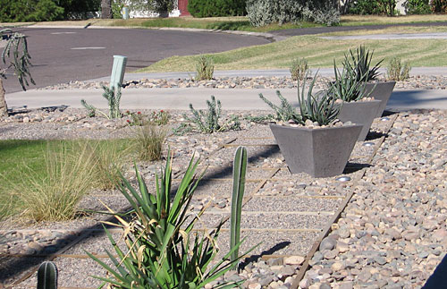 Redesigning the landscape at the Flagship House in Marlen Grove built by Ralph Haver