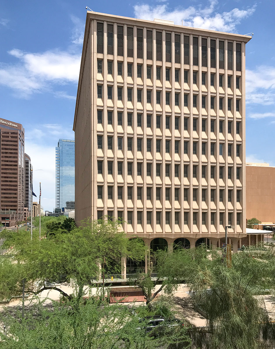 Phoenix Municipal Center aka Calvin C Goode Building by Haver and Varney