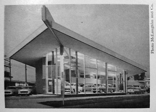 Quebedeaux Chevrolet aka Paper Heart Gallery in Phoenix Arizona by Victor Gruen with Ralph Haver