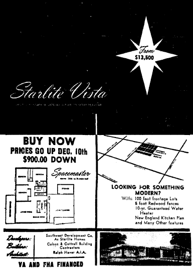 Ad for Starlite Vista