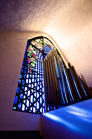 Saint Maria Goretti Catholic Church designed by Wendell E. Rossman in Phoenix