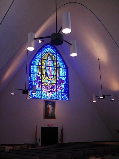 Saint Maria Goretti Catholic Church designed by Wendell E. Rossman in Phoenix