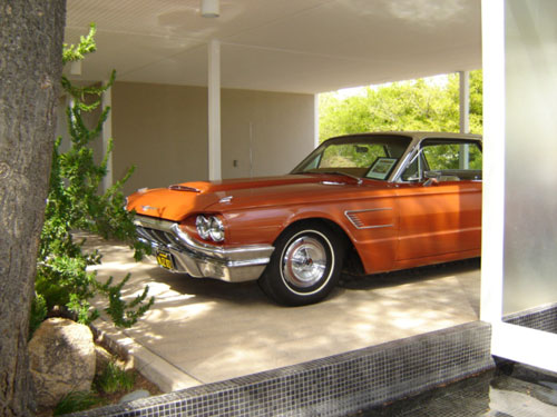 Vintage automobiles on Modern Phoenix Home Tour 2009