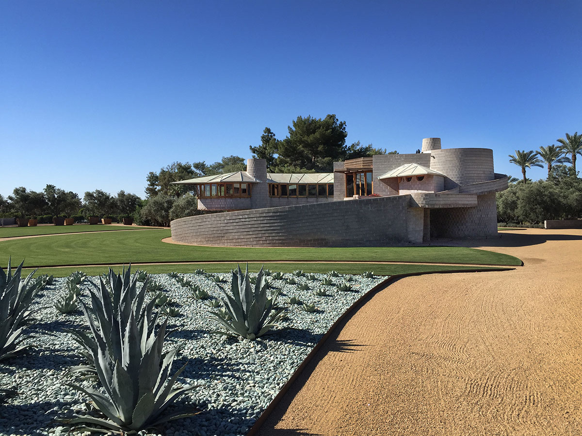 The David and Gladys Wright House tours during Modern Phoenix Week 2015 in Phoenix Arizona