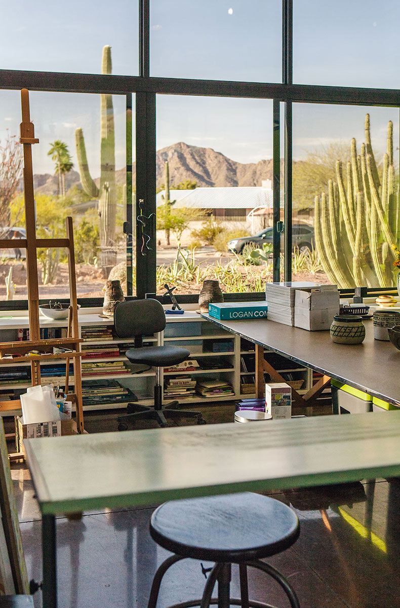 Electri-Living Home by D.D. Castleberry in Sherwood Heights on the Modern Phoenix Home Tour 2015 in South Scottsdale