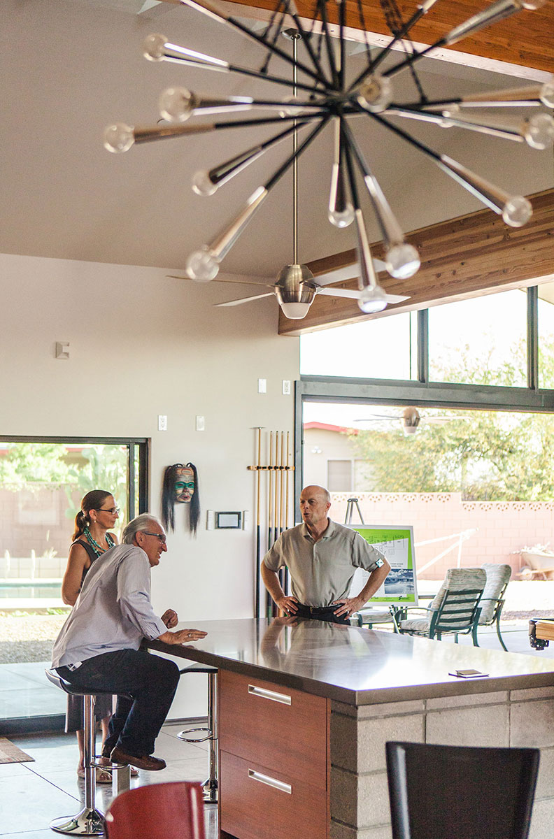 Electri-Living Home by D.D. Castleberry in Sherwood Heights on the Modern Phoenix Home Tour 2015 in South Scottsdale