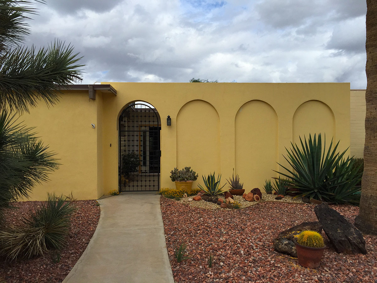 Golden Keys Time Capsule on the Modern Phoenix Home Tour 2015 in South Scottsdale