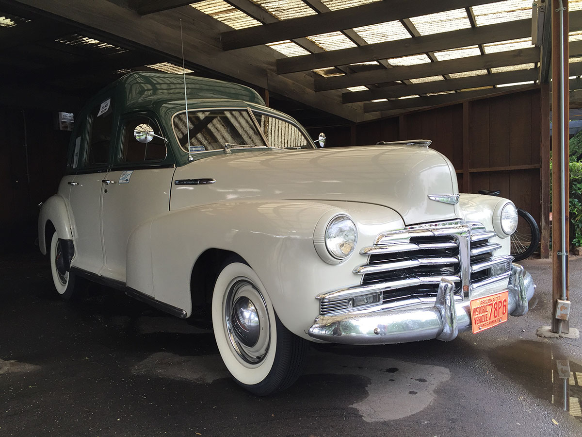 Vintage cars during 2016 Modern Phoenix Home Tour