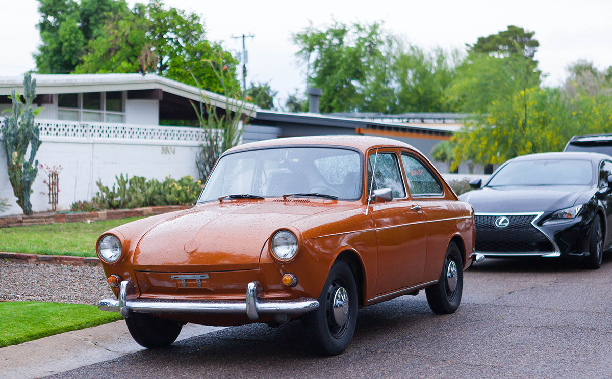 Vintage cars during 2016 Modern Phoenix Home Tour