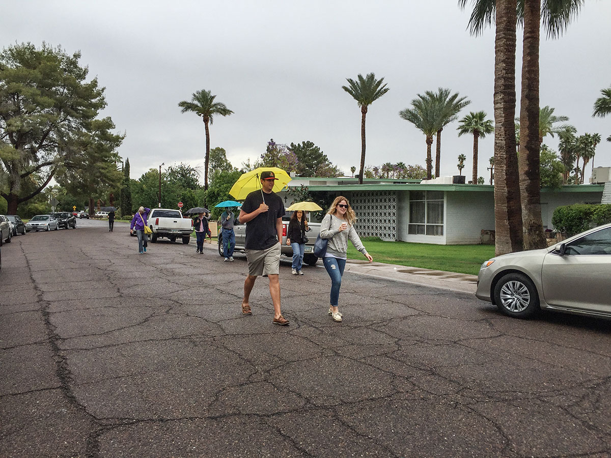 People on the 2016 Modern Phoenix Home Tour