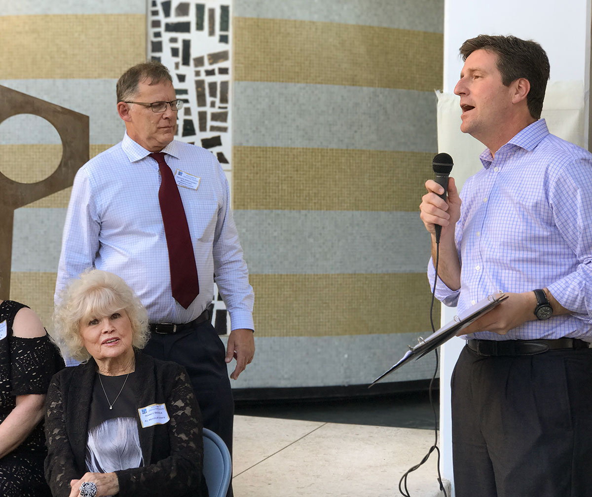 Celebration at Executive Towers after being nominated for the National register of Historic Places