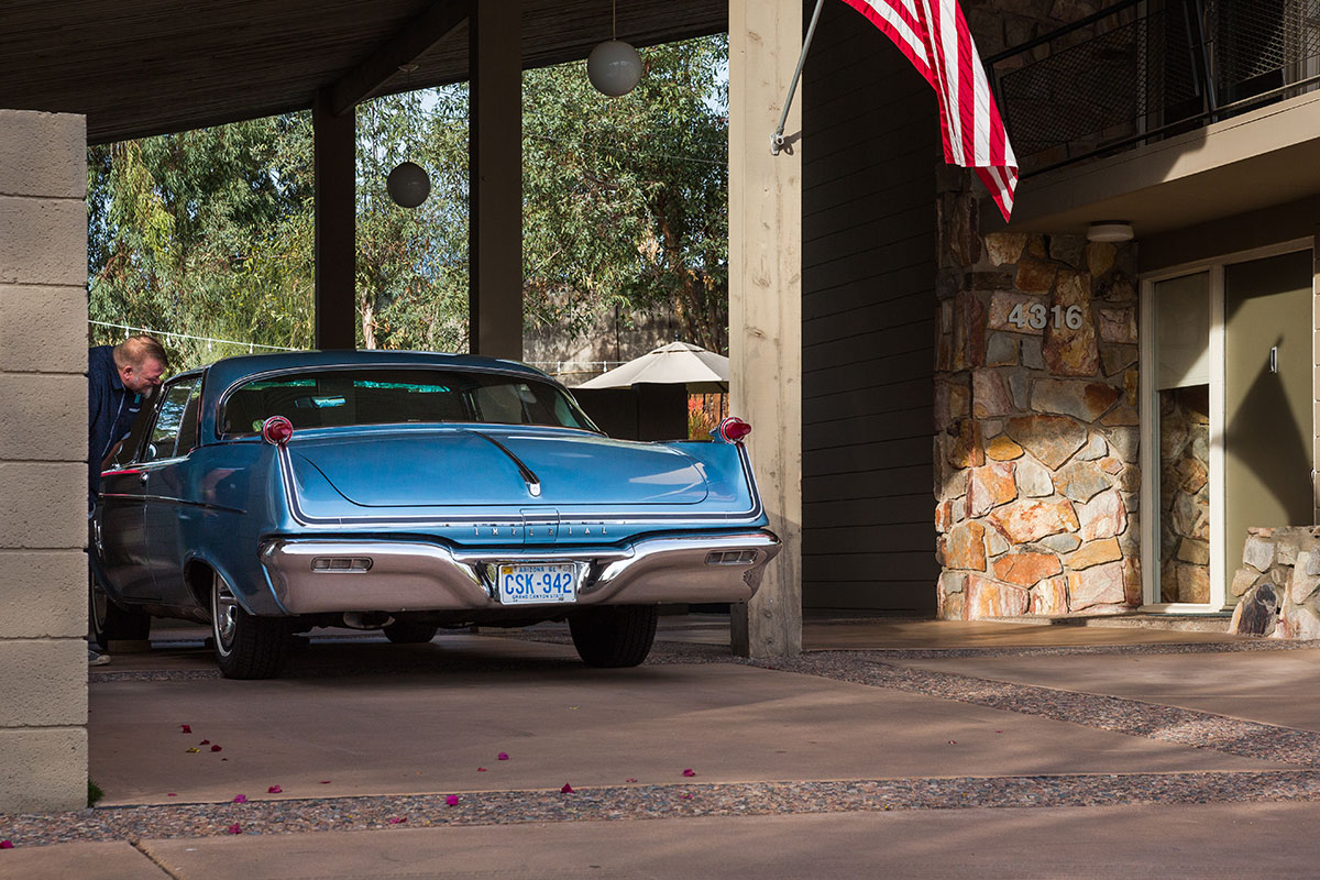 Vintage Cars at Ralph Haver's Evertson House on the Modern Phoenix Home Tour in Marion Estates 2018