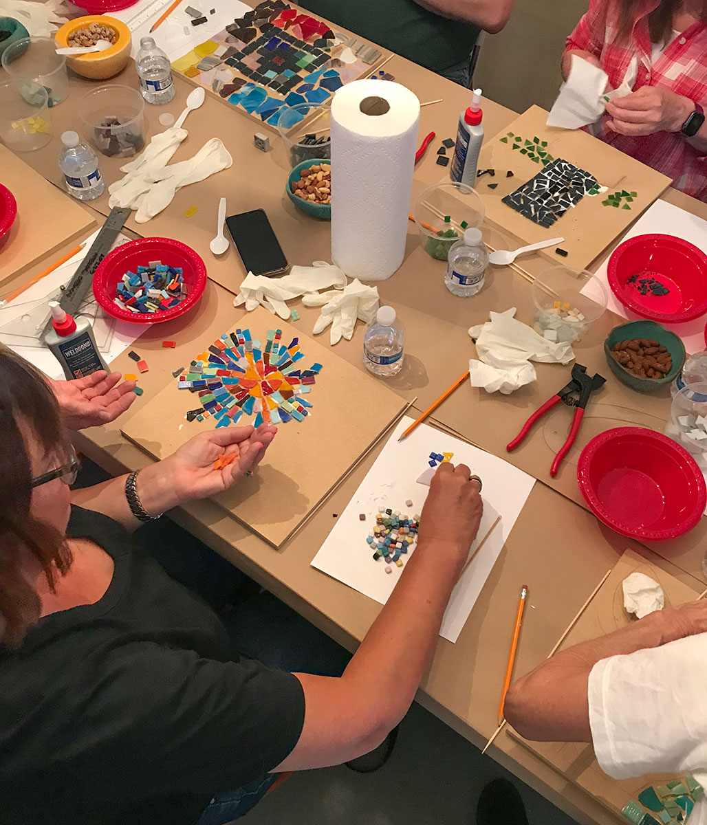 Mosaic Workshop at Modernique for Modern Phoenix Week 2019