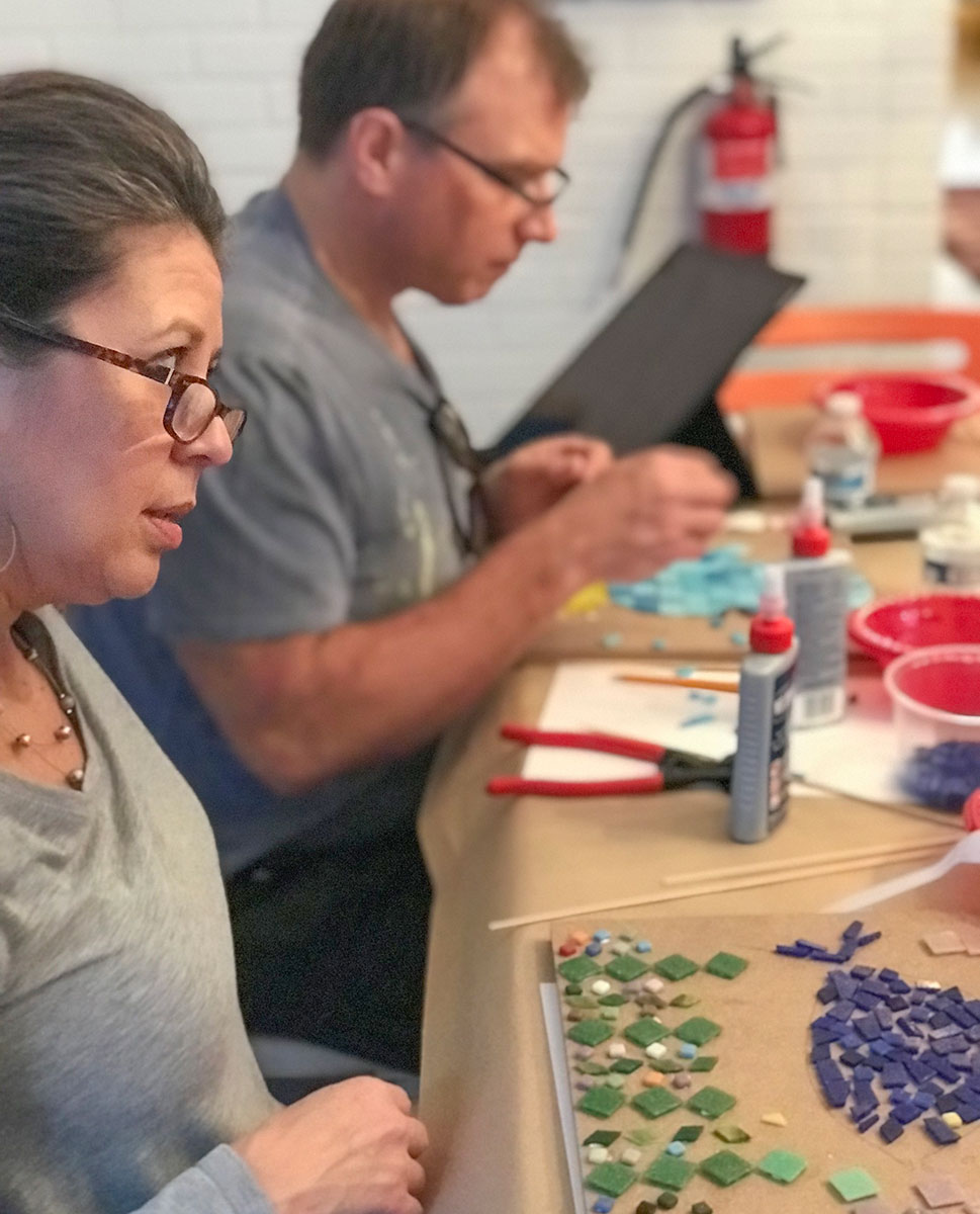 Mosaic Workshop at Modernique for Modern Phoenix Week 2019