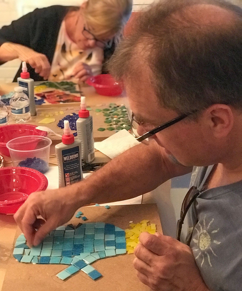 Mosaic Workshop at Modernique for Modern Phoenix Week 2019