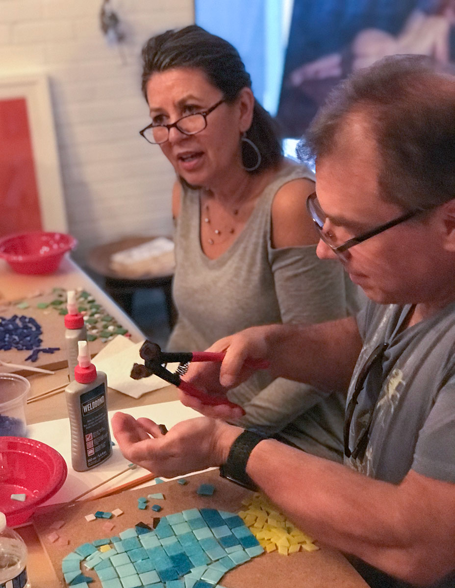 Mosaic Workshop at Modernique for Modern Phoenix Week 2019