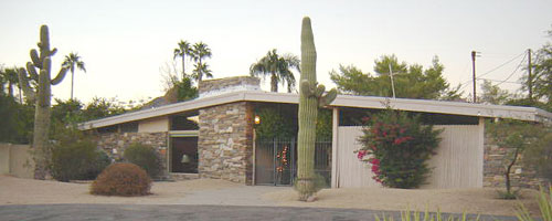 Marion Estates neighborhood by Camelback Mountain designed by Al Beadle, Ralph Haver, and Blaine Drake