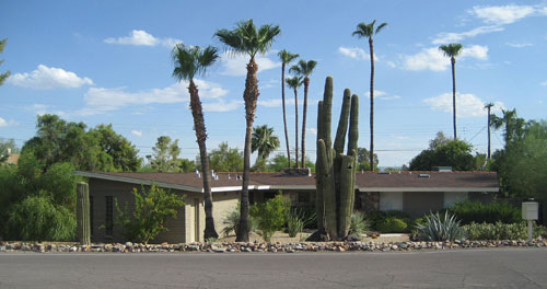 Marion Estates neighborhood by Camelback Mountain designed by Al Beadle, Ralph Haver, and Blaine Drake