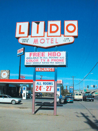 Neon Googie Signage in Kingman