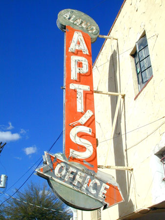 Neon Googie Signage in Tucson Arizona