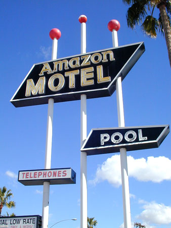 Neon Googie Signage in Tucson Arizona