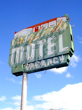 Neon Googie Signage in Tucson Arizona