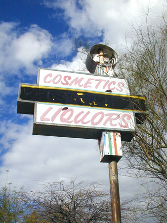 Neon Googie Signage in Tucson Arizona