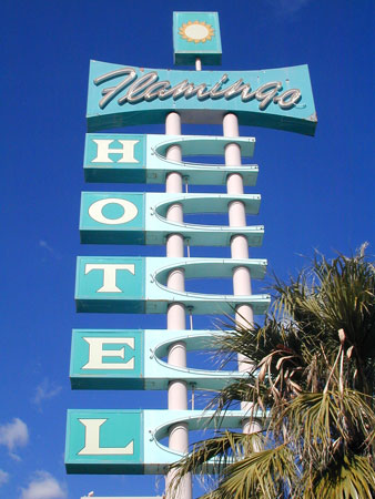 Neon Googie Signage in Tucson Arizona