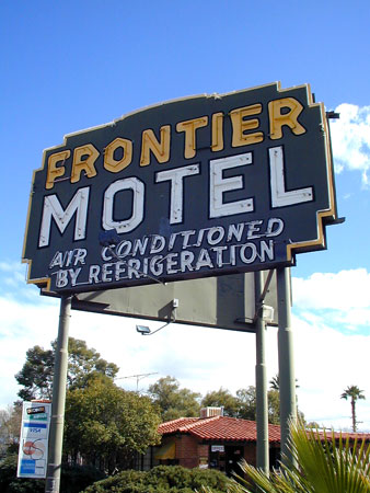 Neon Googie Signage in Tucson Arizona