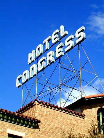 Neon Googie Signage in Tucson Arizona