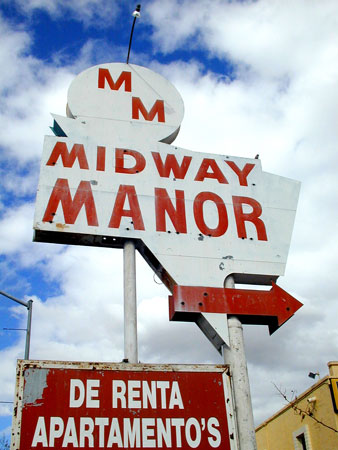 Neon Googie Signage in Tucson Arizona