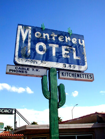 Neon Googie Signage in Tucson Arizona