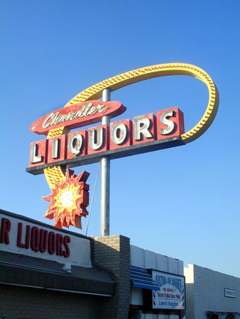 Neon Googie Signage in Apache Junction Arizona