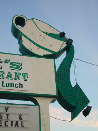 Neon Googie Signage in Phoenix Arizona