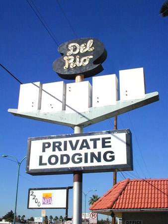 Neon Googie Signage in Mesa Arizona