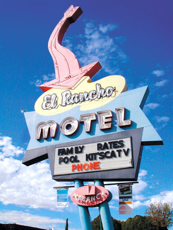 Neon Googie Signage in Mesa Arizona