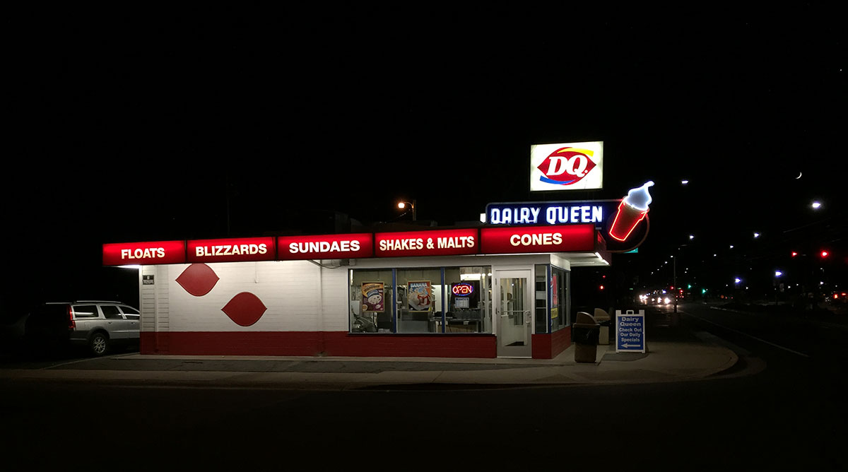 Neon sign in Mesa Arizona