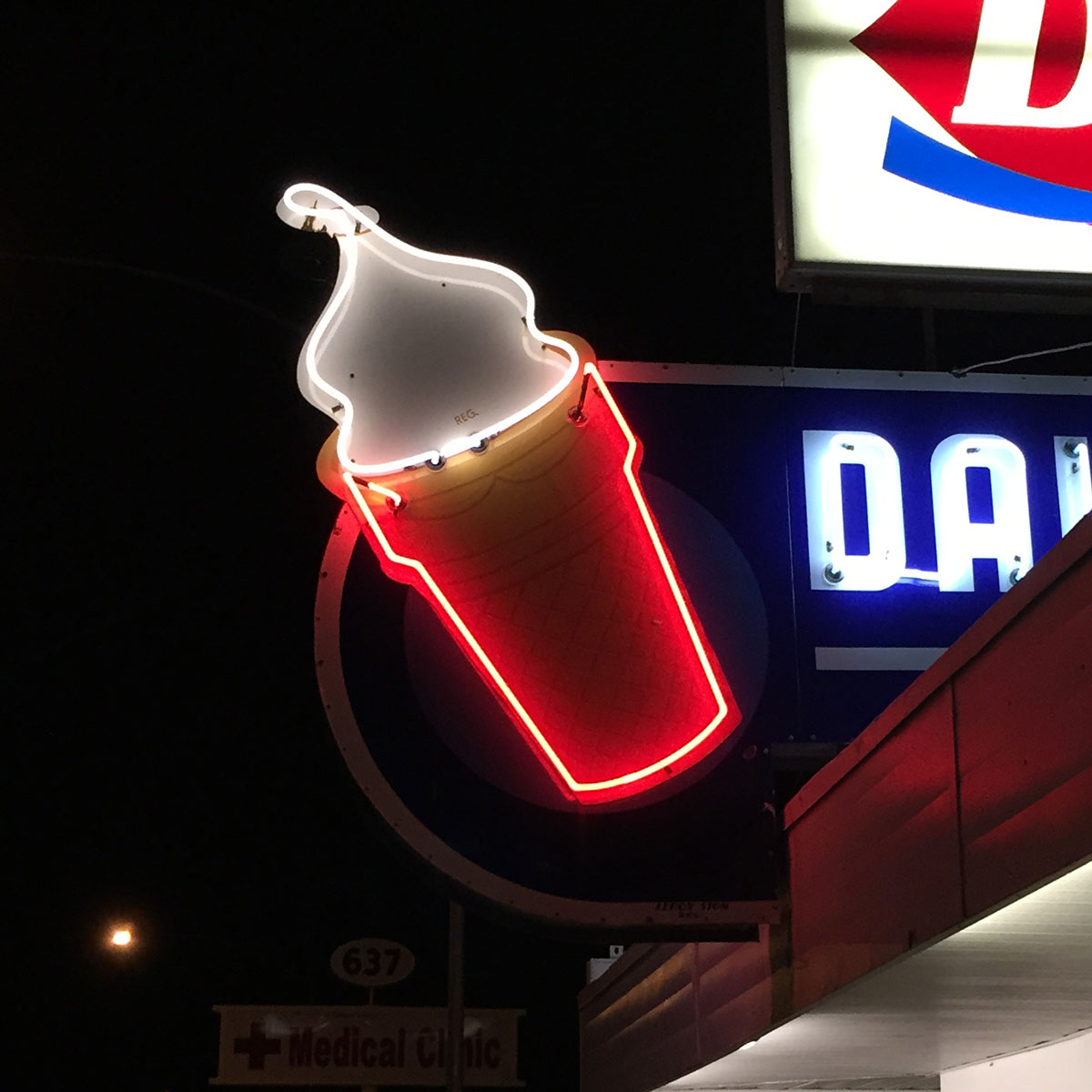 Neon sign in Mesa Arizona