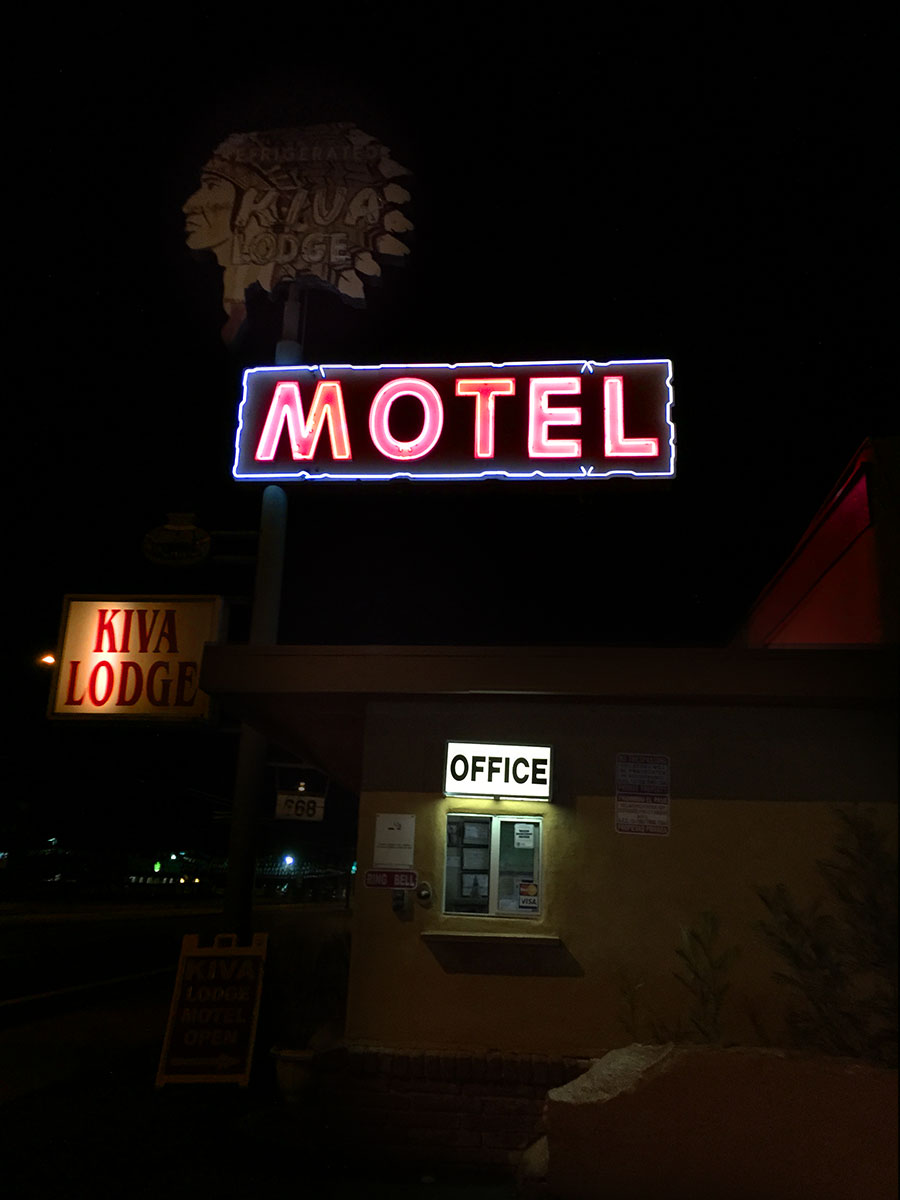 Neon sign in Mesa Arizona