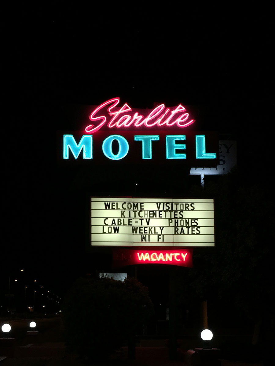 Neon sign in Mesa Arizona