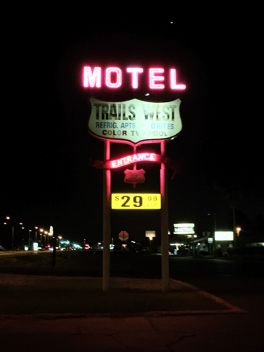 Neon sign in Mesa Arizona