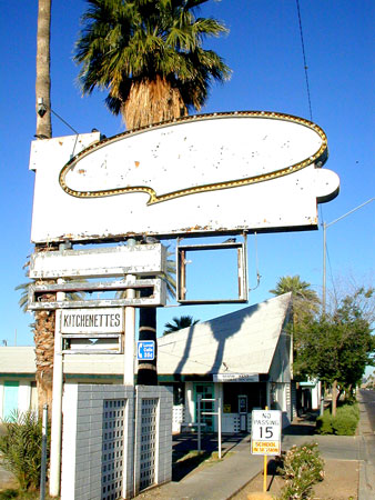 Neon Googie Signage in Phoenix Arizona