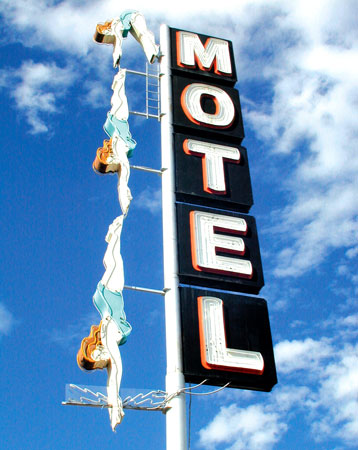 Neon Googie Signage in Mesa Arizona