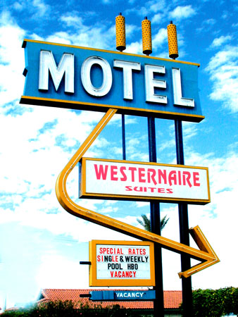 Neon Googie Signage in Mesa Arizona