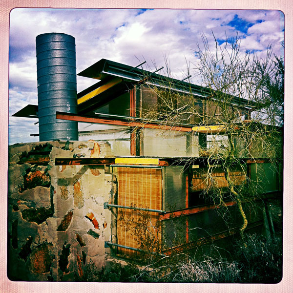 Student Shelter at Taliesin West in Scottsdale Arizona